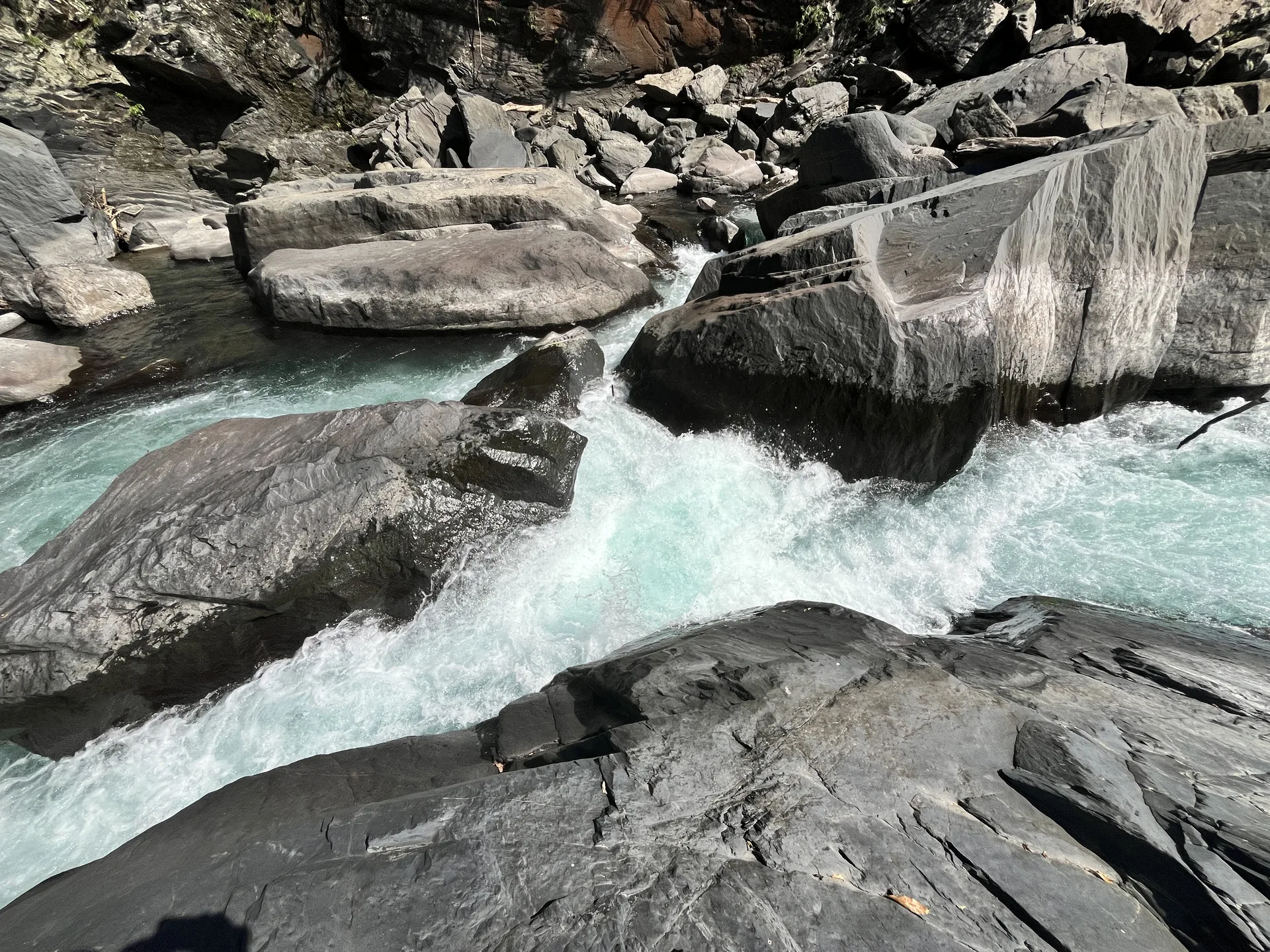 第二崩塌激流近景