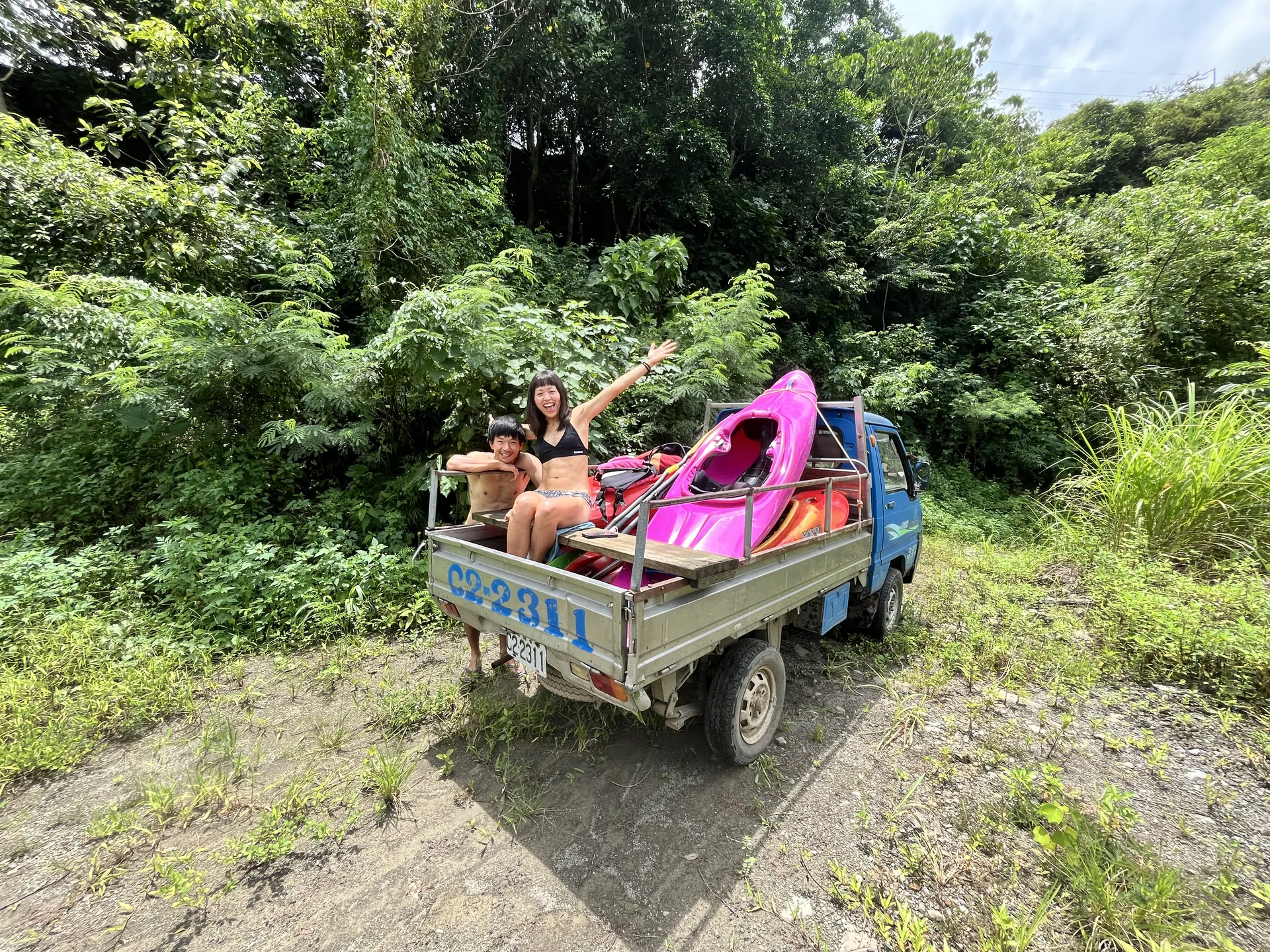 達芙悠谷農場對岸下溪點